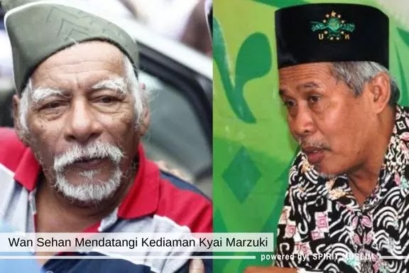 Wan Sehan Mendatangi Kediaman Kyai Marzuki Mustamar
